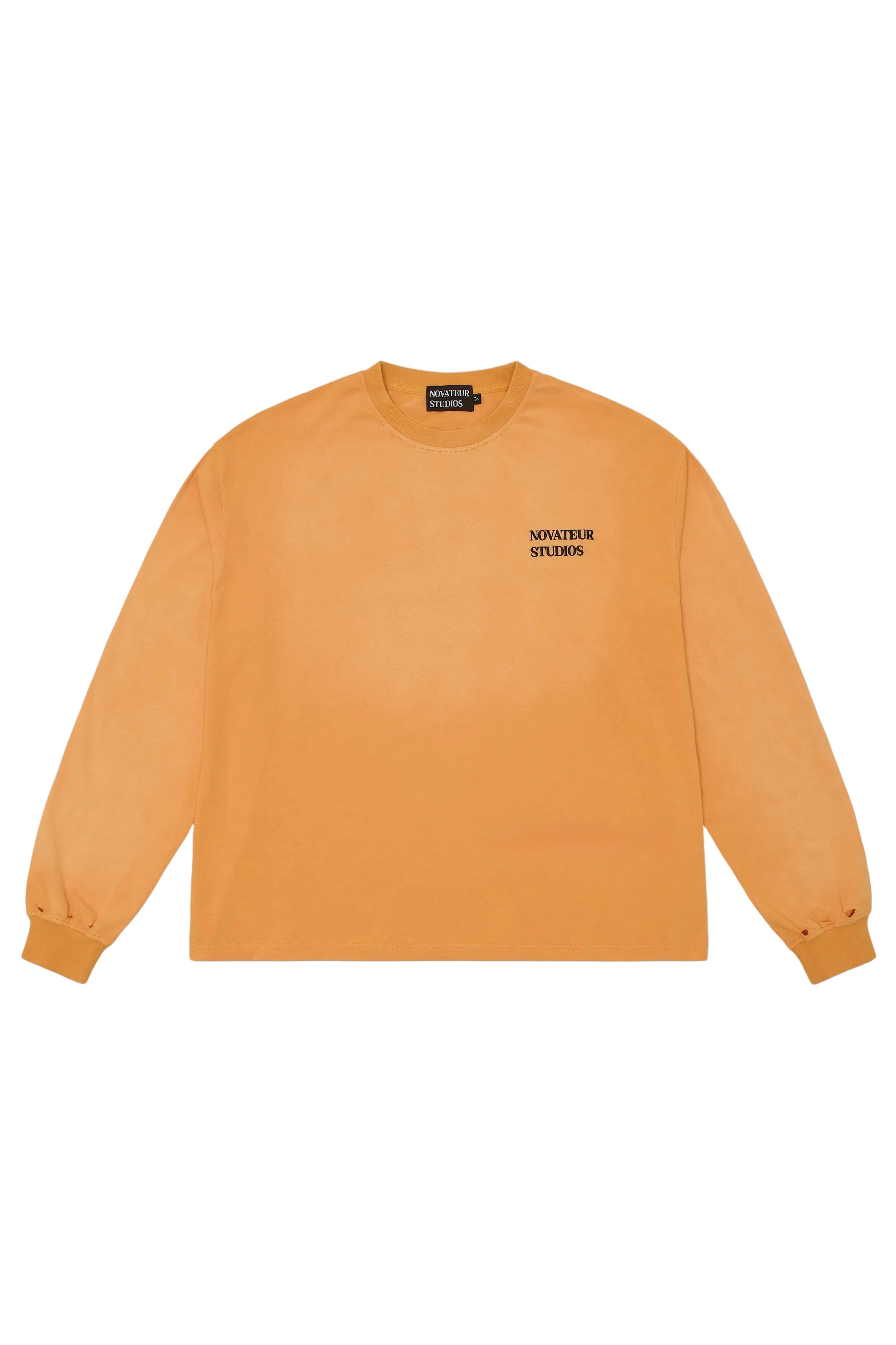NOVATEUR STUDIOS LONGSLEEVE - WASHED ORANGE