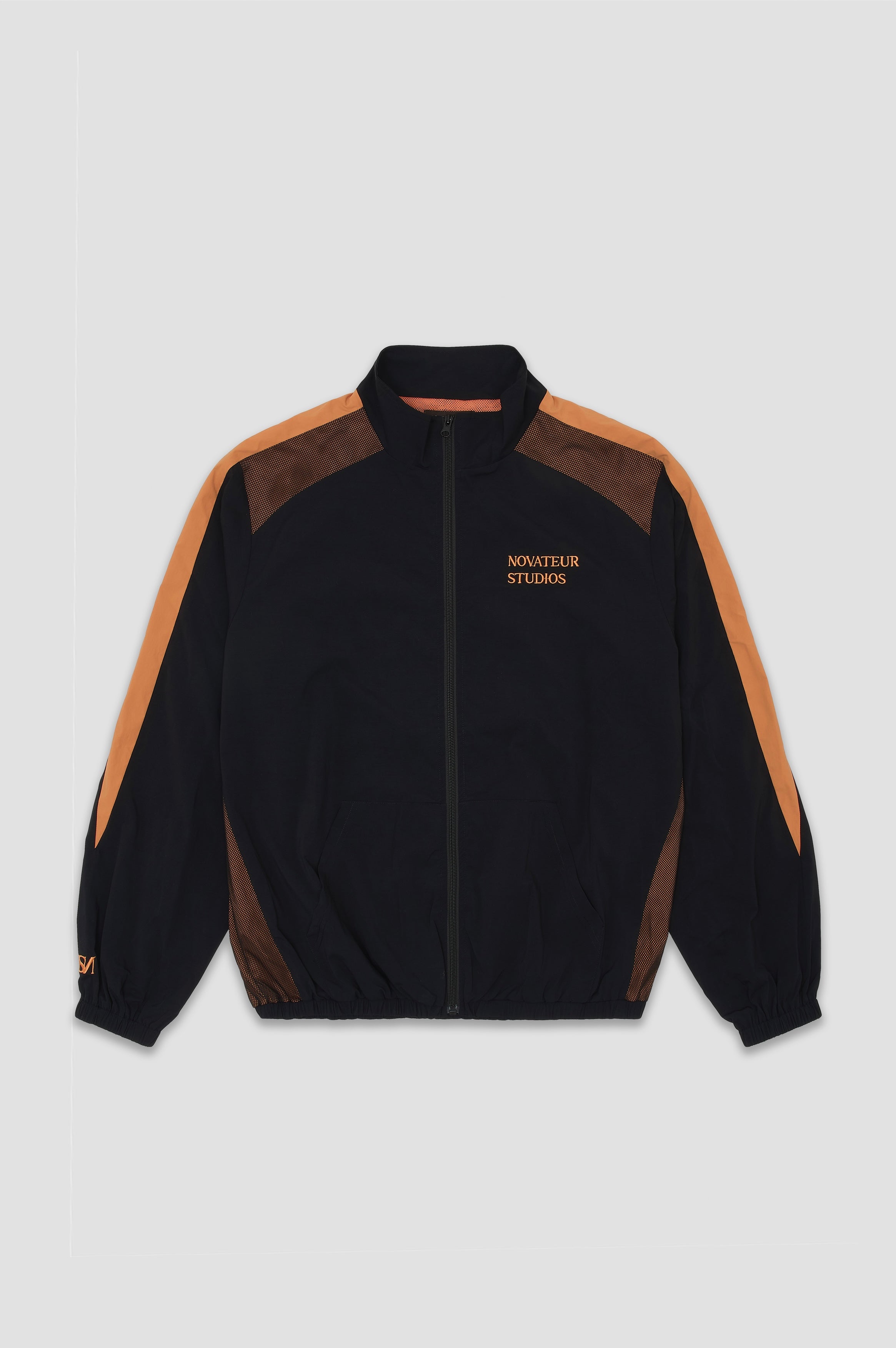 NOVATEUR STUDIOS NYLON TRAININGSJACKE – SCHWARZ