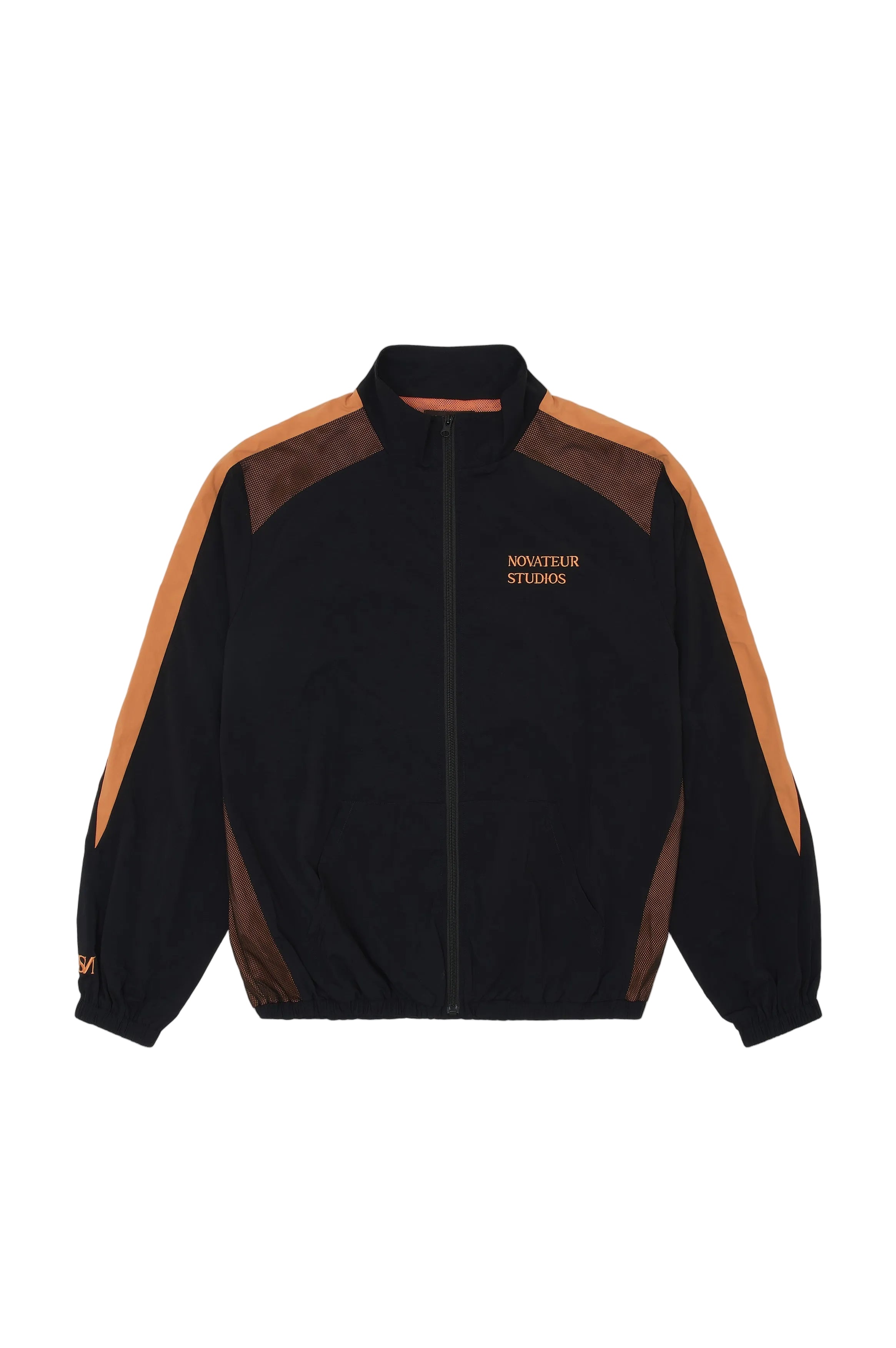 NOVATEUR STUDIOS NYLON TRACK JACKET - BLACK
