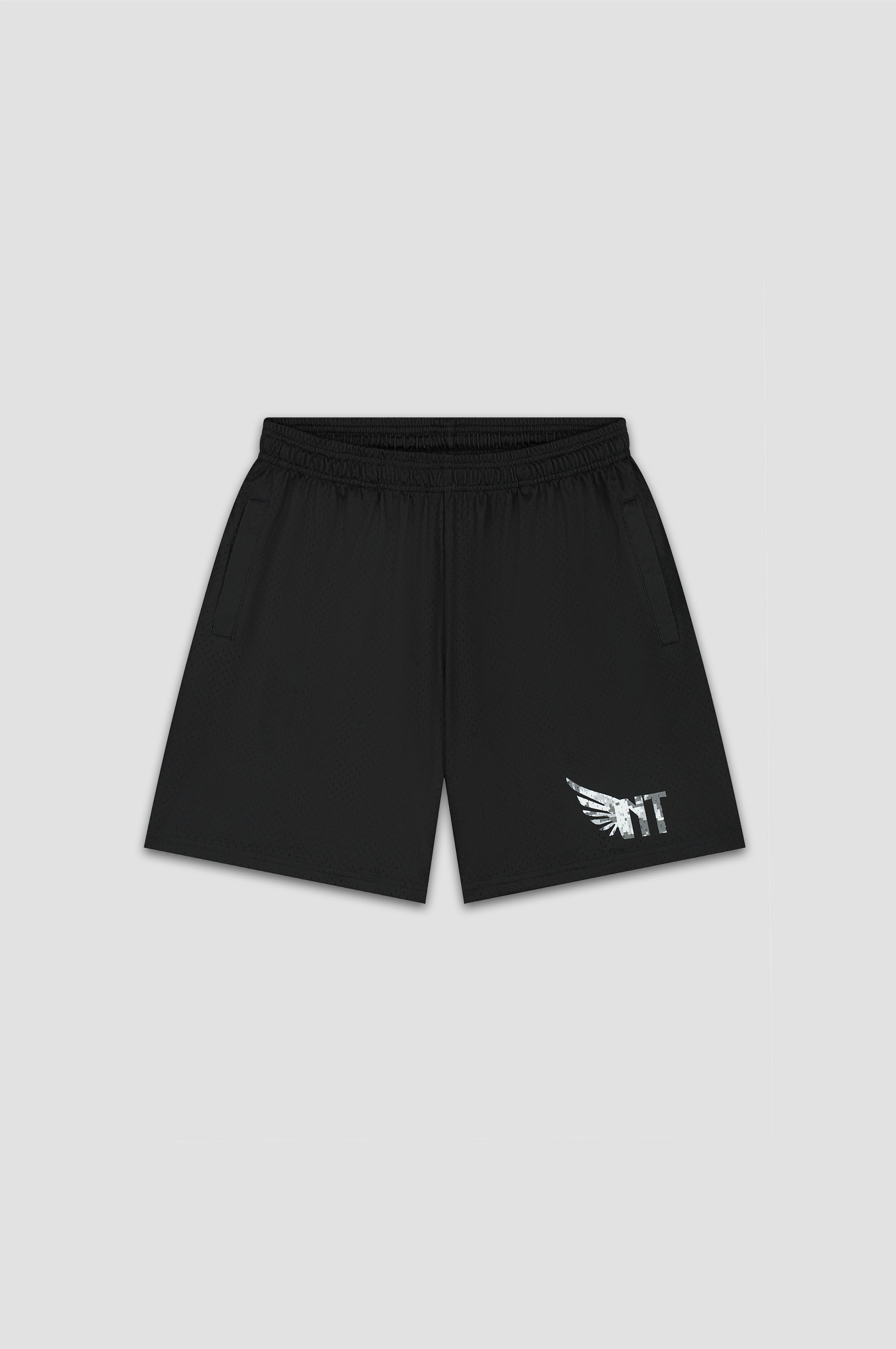 NOVATEUR SPORT MESH SHORTS - SCHWARZ