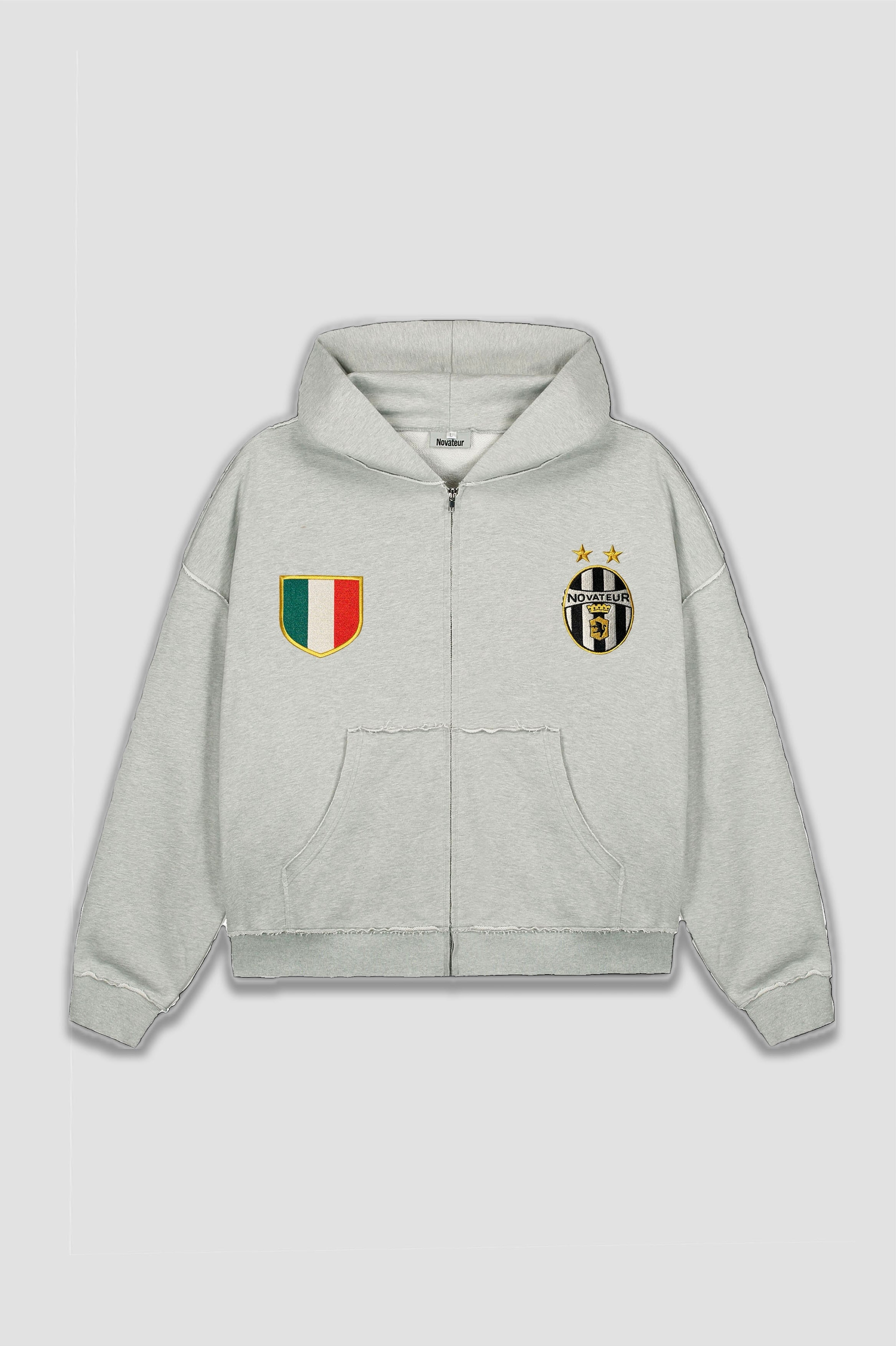 DEL PIERO Kapuzenpullover mit Reißverschluss