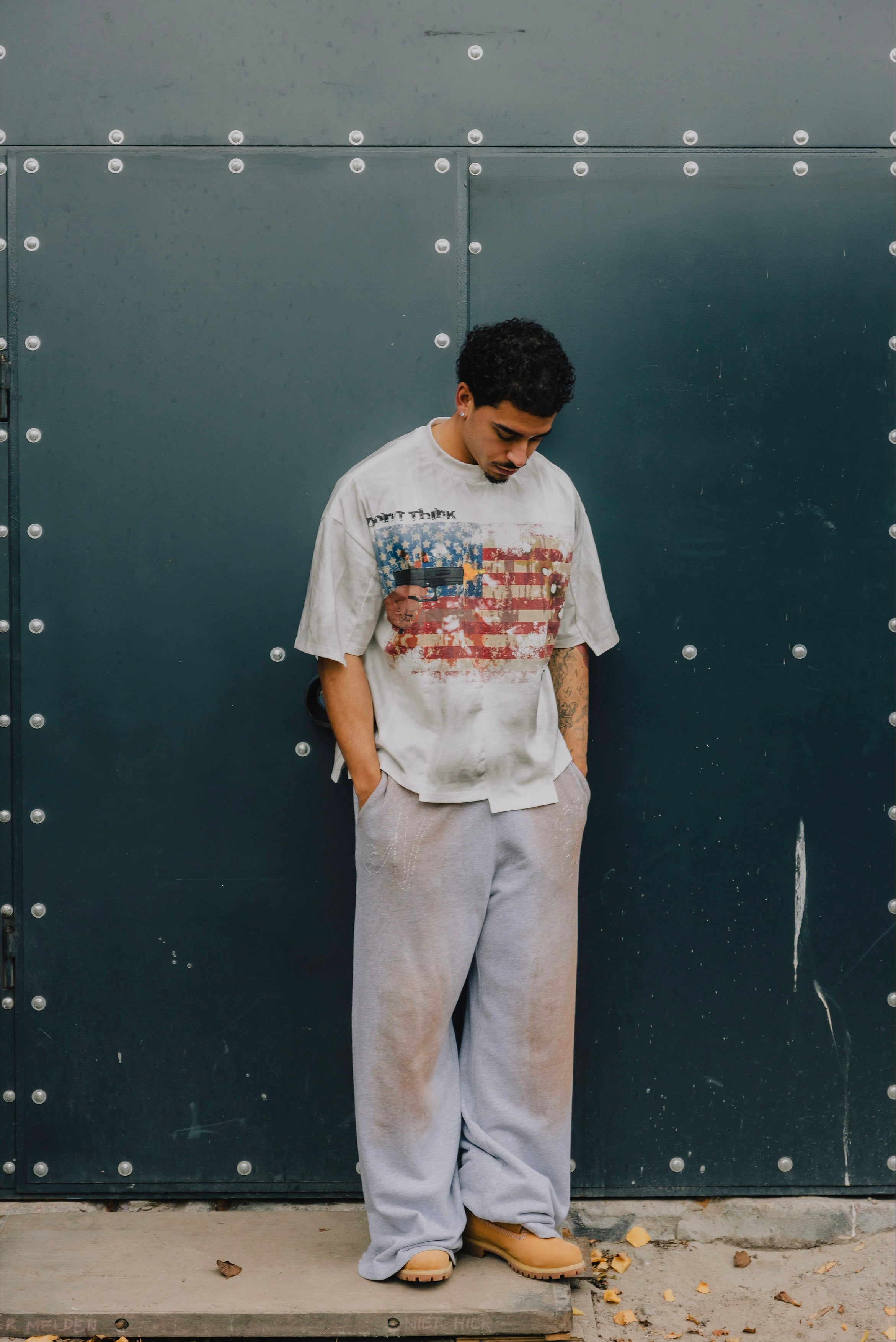 T-Shirt mit amerikanischem Recht