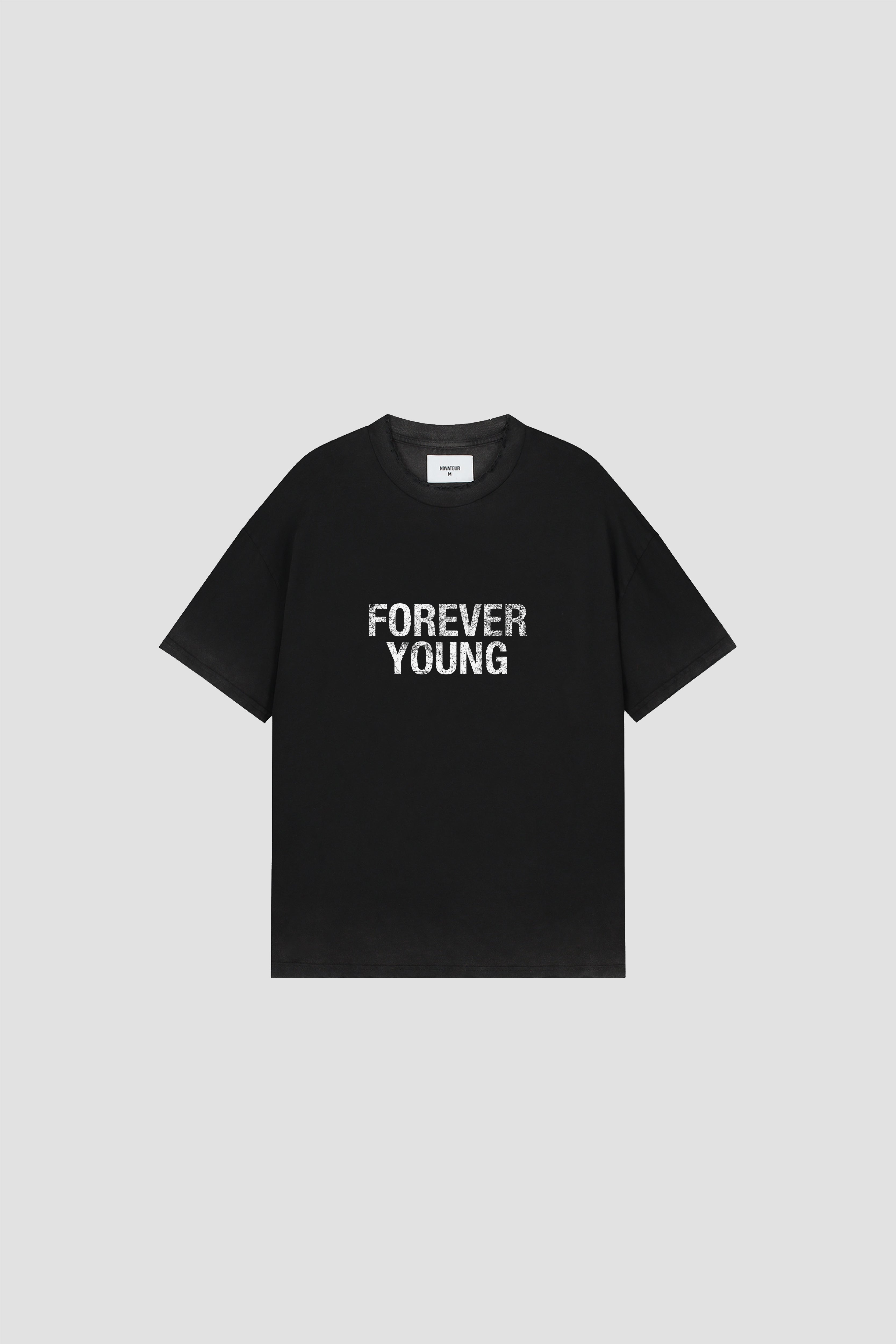 FOREVER YOUNG T-SHIRT - VINTAGE SCHWARZ