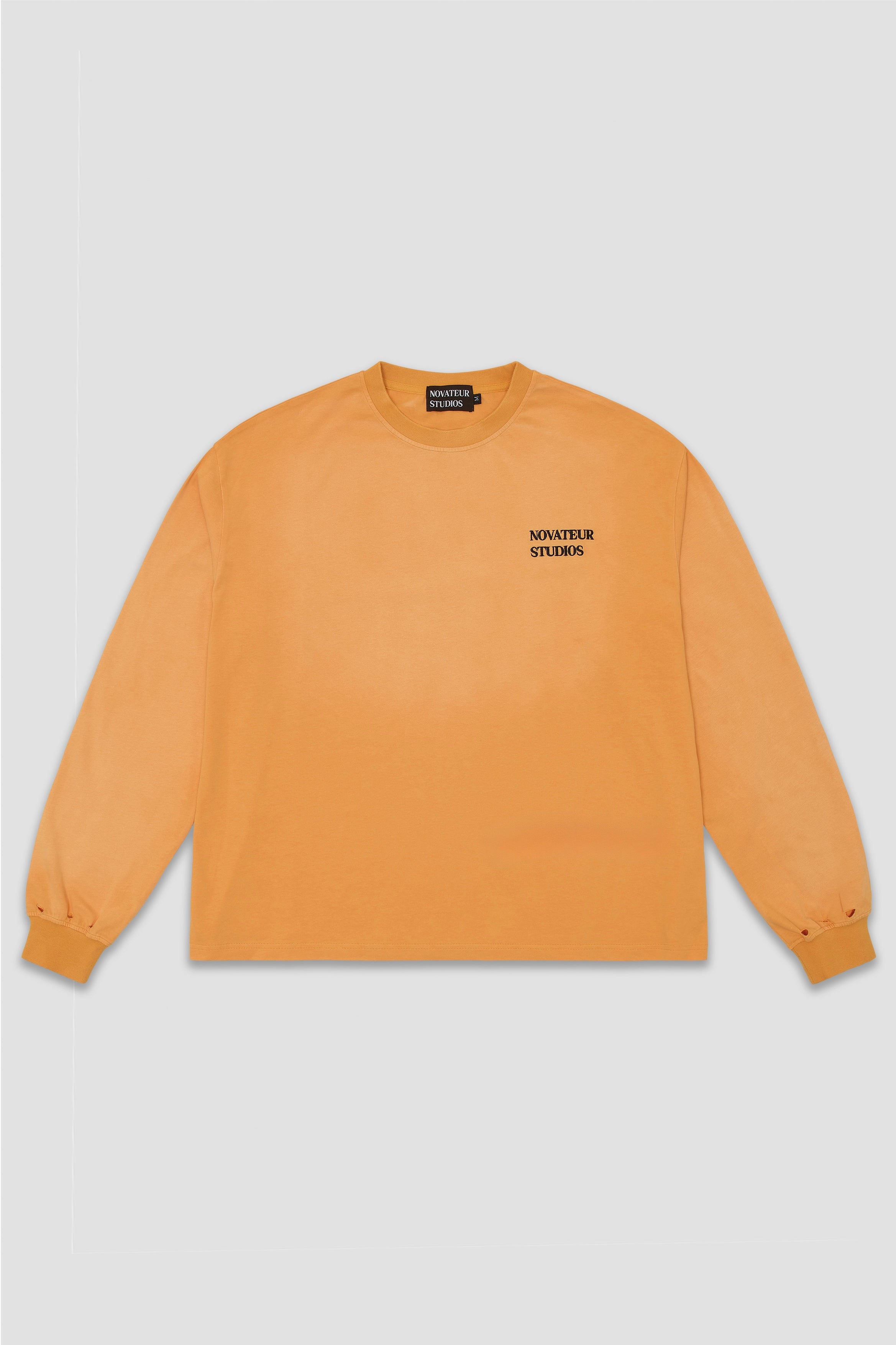 NOVATEUR STUDIOS LONGSLEEVE - WASHED ORANGE
