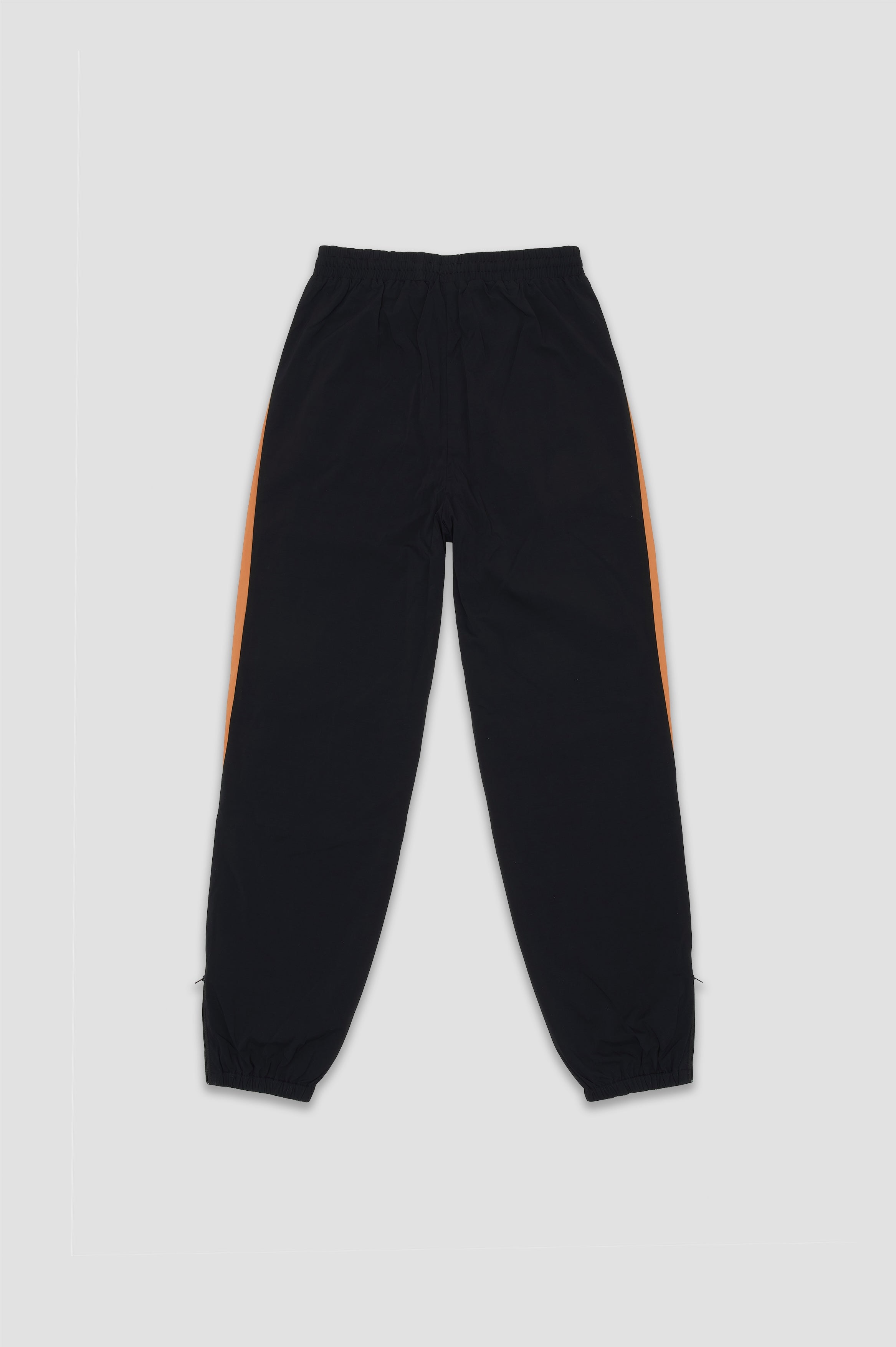 NOVATEUR STUDIOS NYLON TRACK PANTS - BLACK