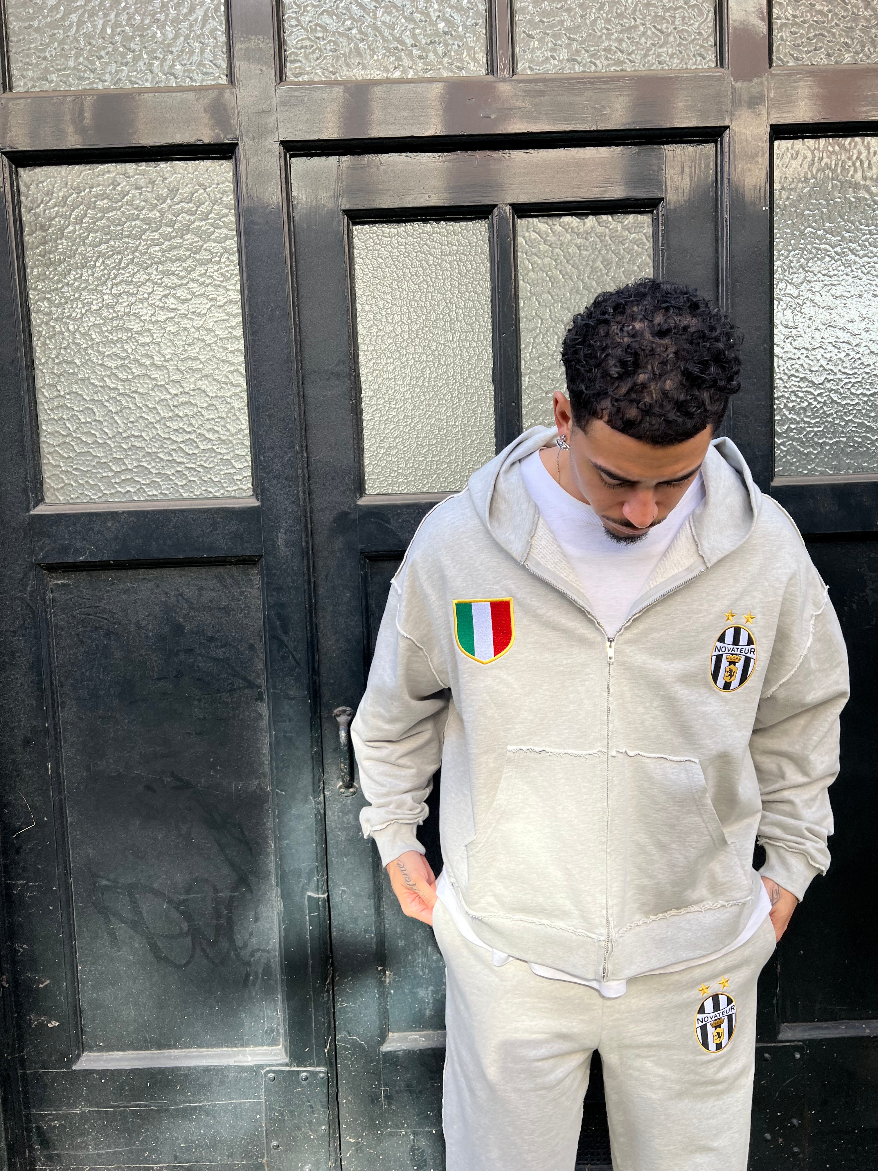 DEL PIERO Kapuzenpullover mit Reißverschluss