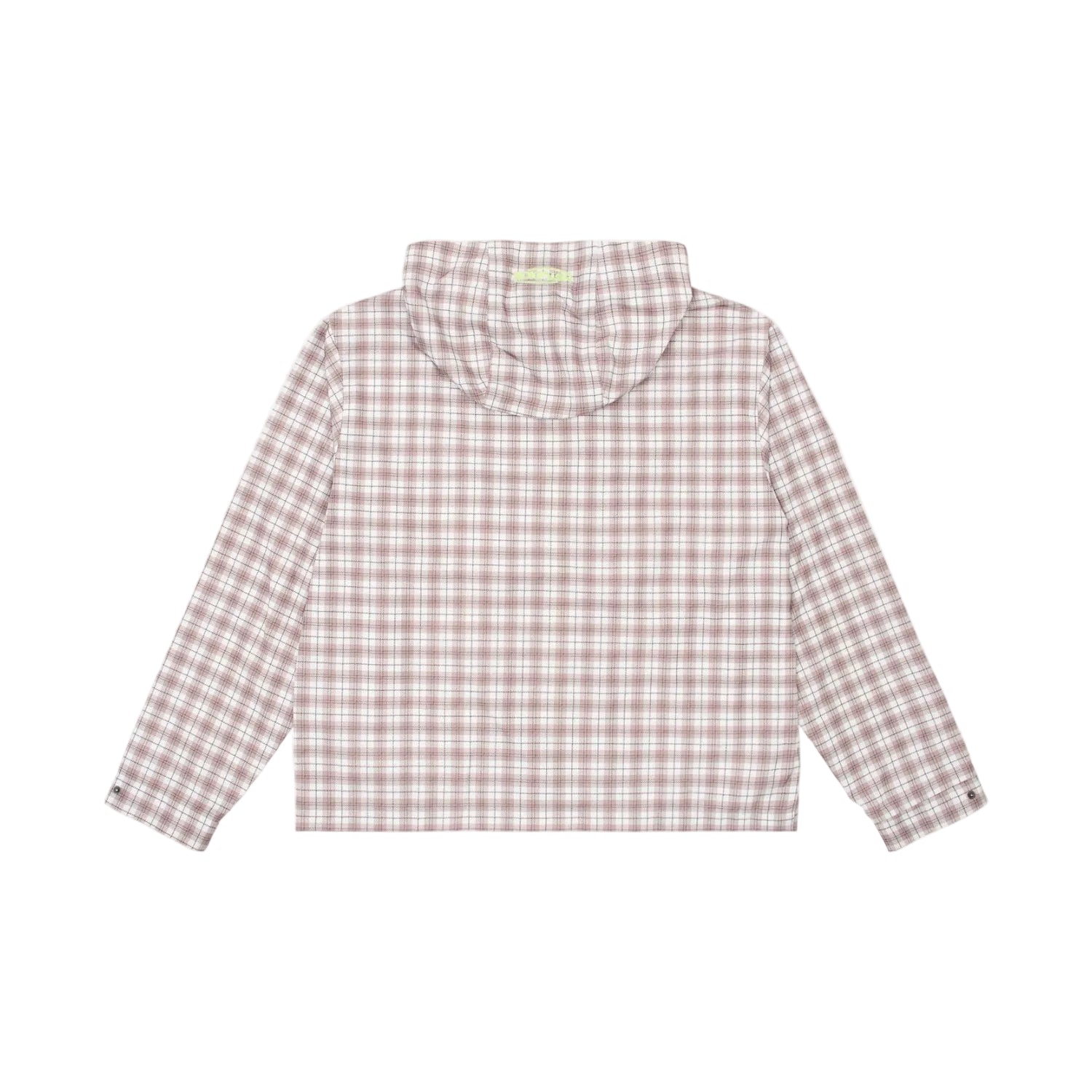 HOODED PLAID JACKET