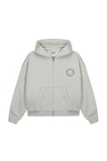 Strass-Hoodie mit Reißverschluss