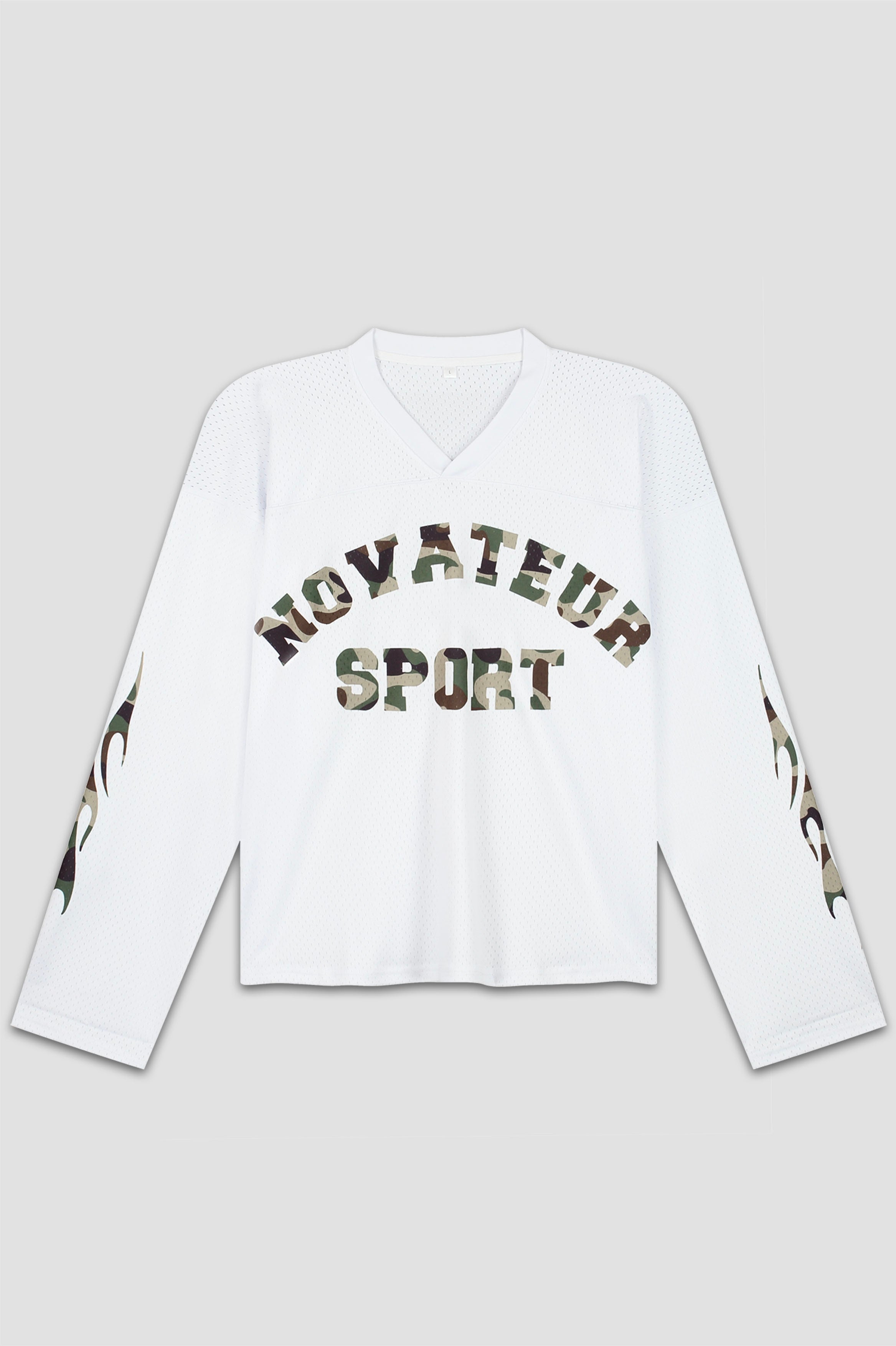 NOVATEUR SPORT MESH JERSEY - WHITE (PRE ORDER)