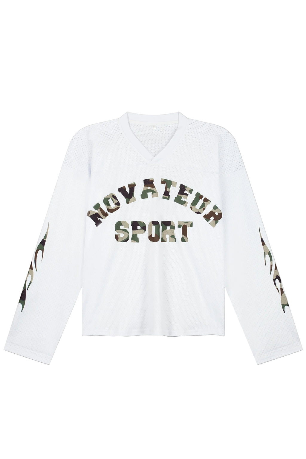 NOVATEUR SPORT MESH JERSEY – WEISS