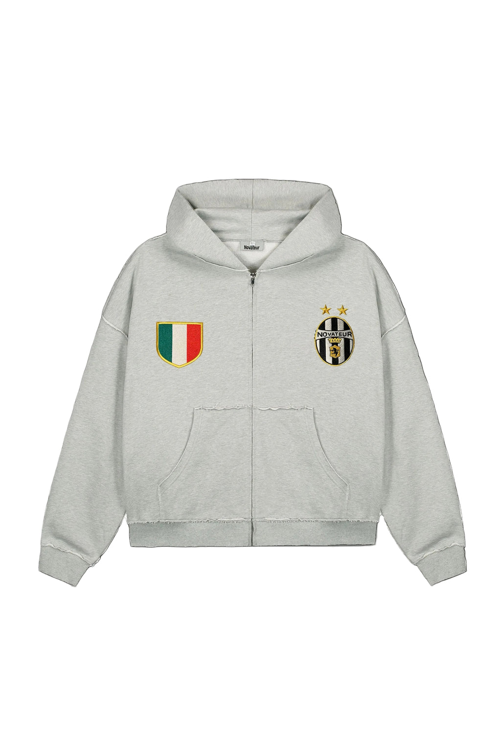 DEL PIERO Kapuzenpullover mit Reißverschluss