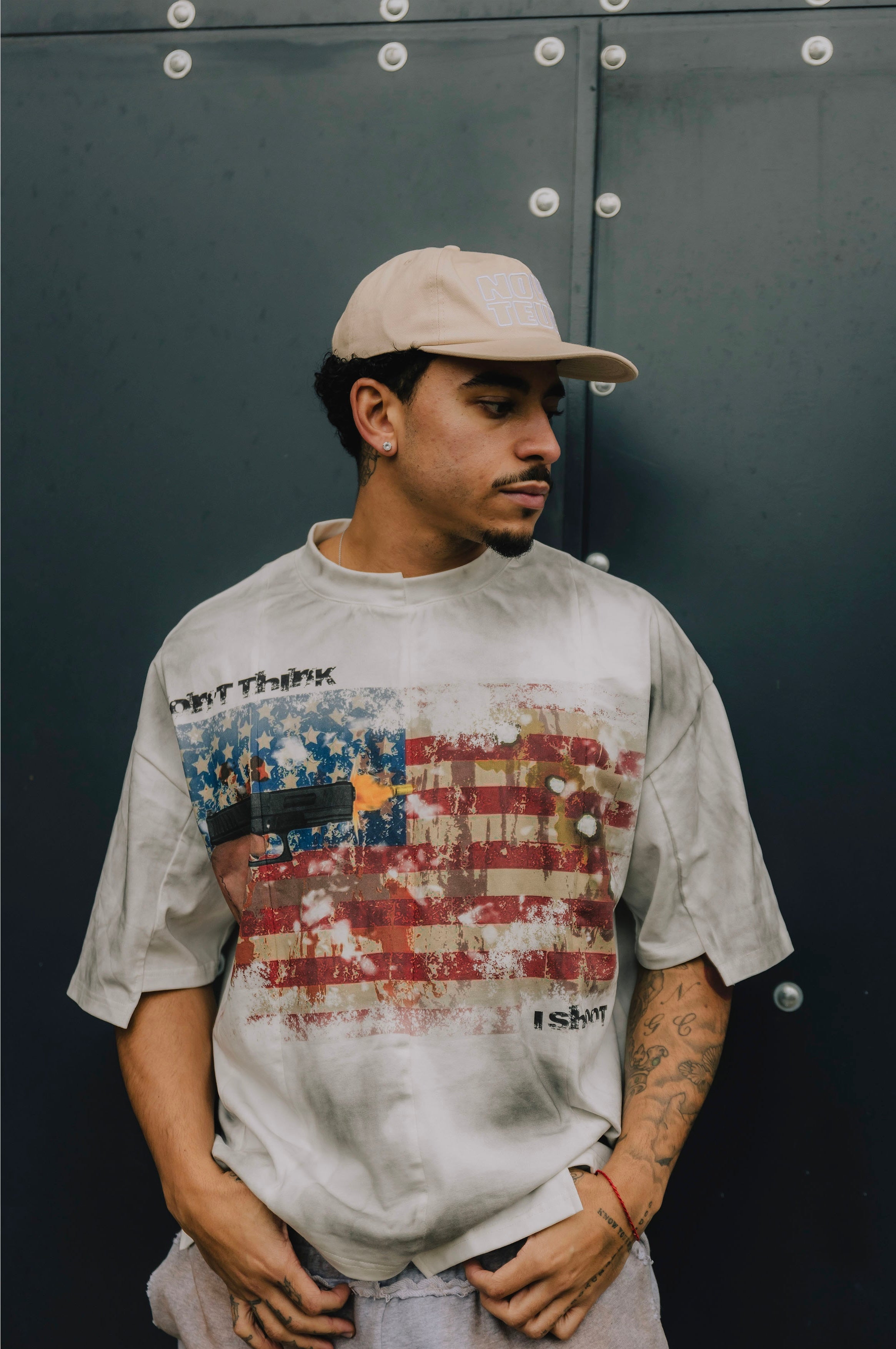T-Shirt mit amerikanischem Recht