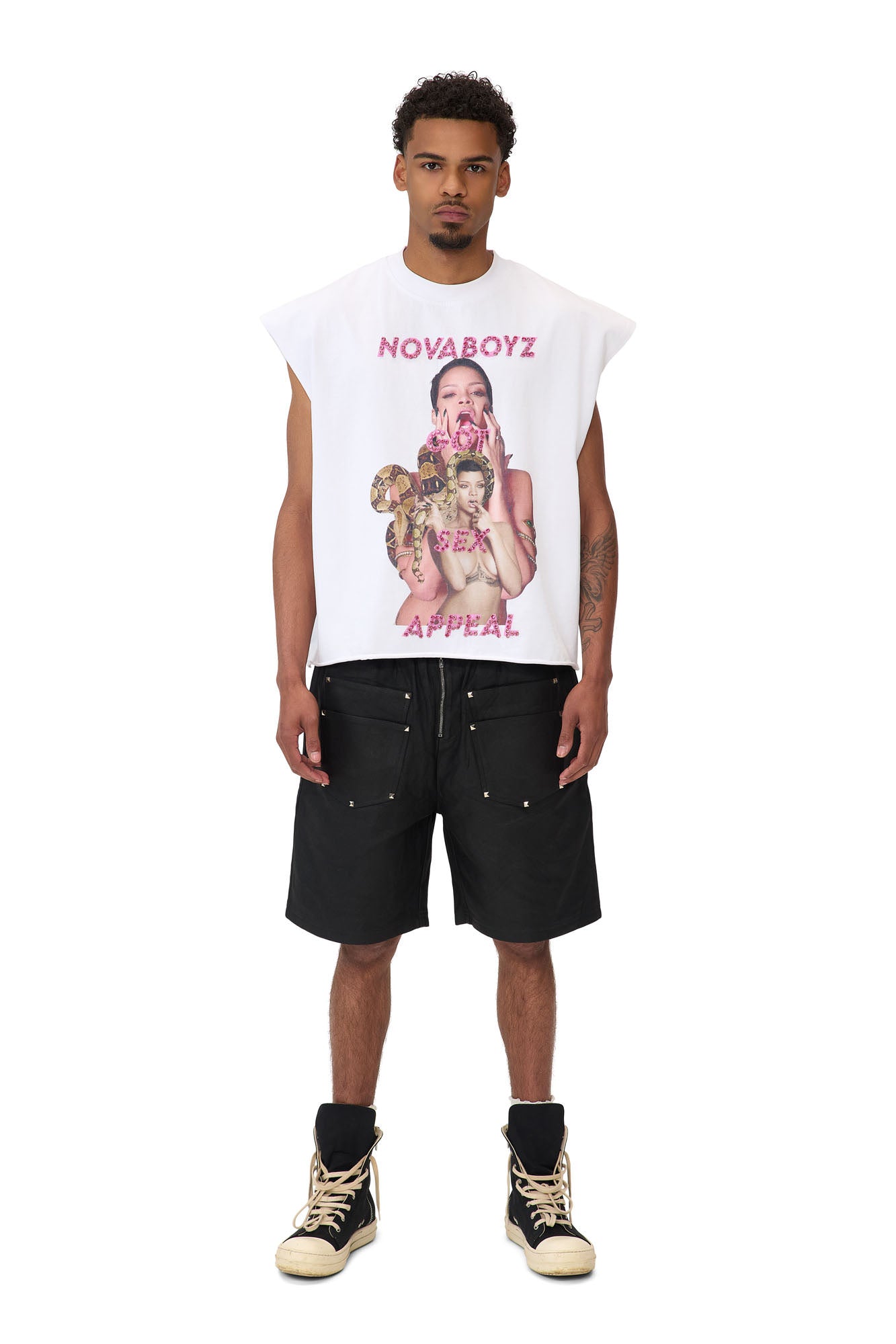 RIRI SLEEVELESS T-SHIRT