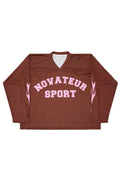 NOVATEUR SPORT MESH JERSEY – BRAUN