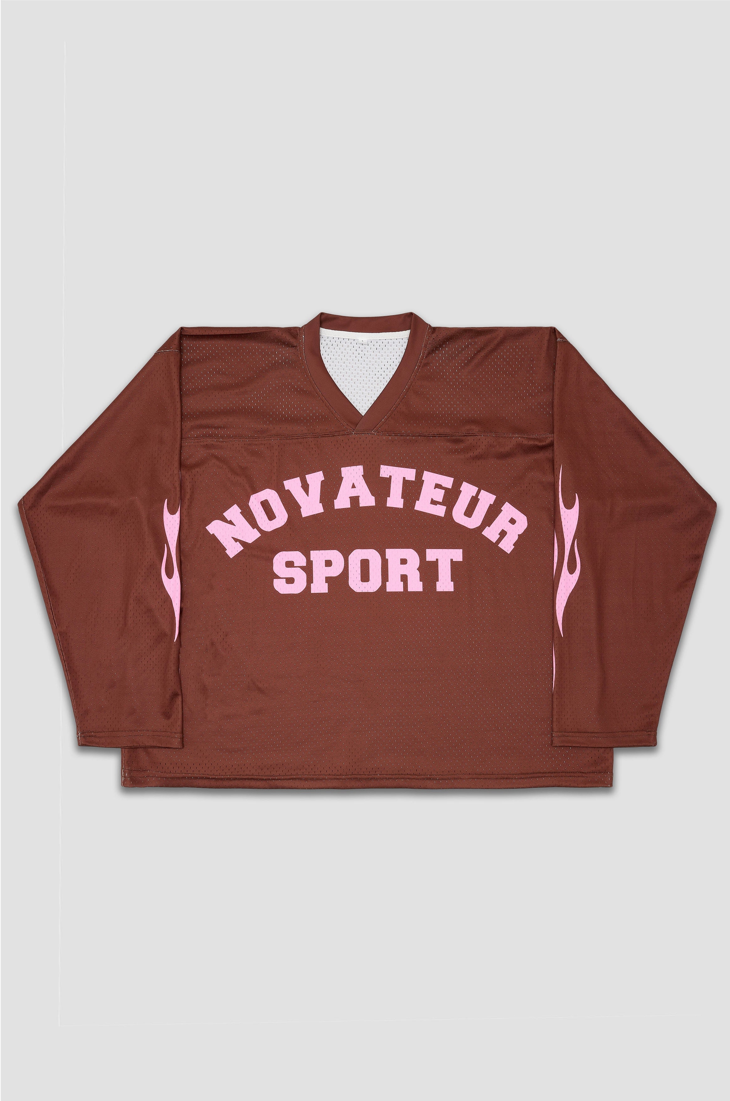 NOVATEUR SPORT MESH JERSEY – BRAUN