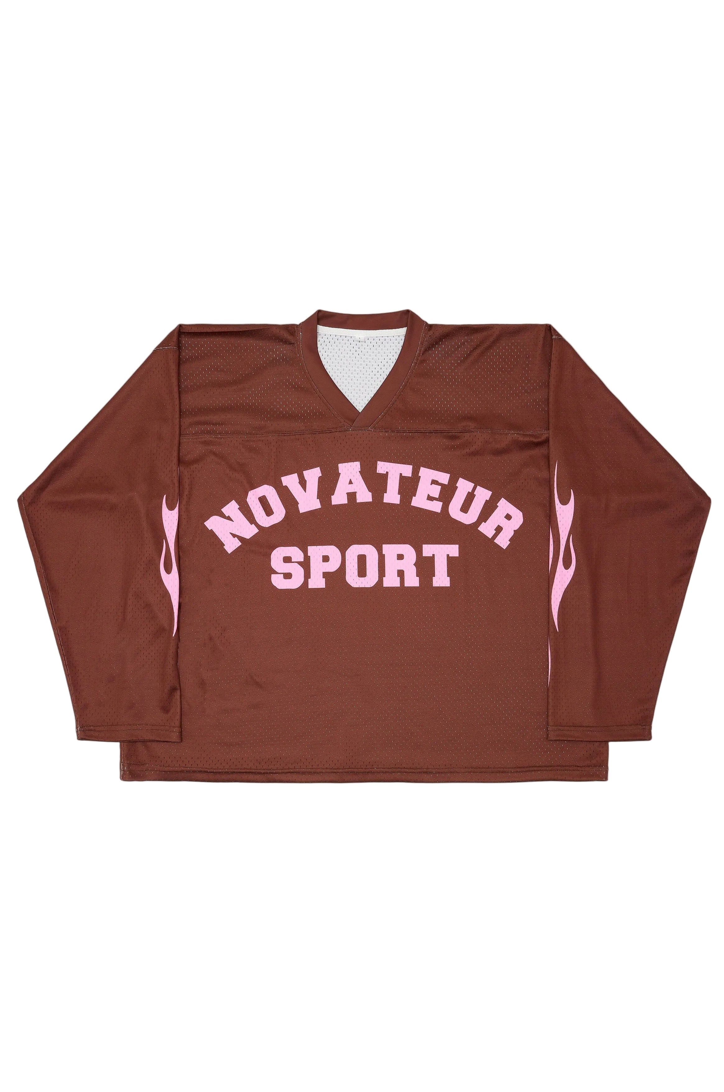 NOVATEUR SPORT MESH JERSEY – BRAUN